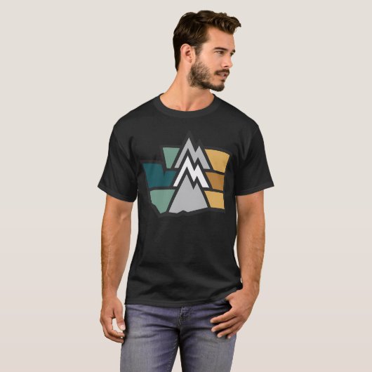 Washington Mountains T-shirt (Voorkant volledig)