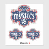 Washington Mystics-WNBA Sticker (Vel)