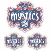 Washington Mystics-WNBA Sticker (Voorkant)