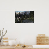 Washington - Nationaal Park Rainier, Shooting Sta Poster (Keuken)