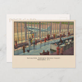 Washington National Airport Washington, DC. Briefkaart