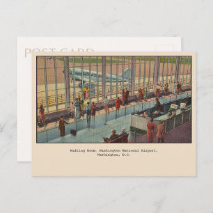 Washington National Airport Washington, DC. Briefkaart