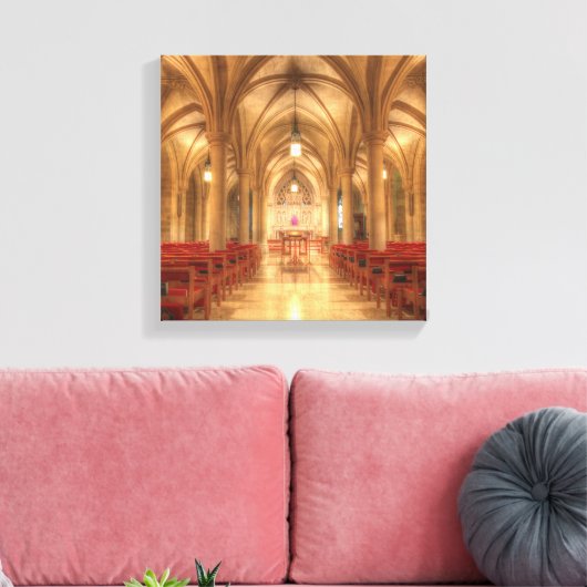Washington National Cathedral Bethlehem Chapel Canvas Afdruk (Insitu (Woonkamer))