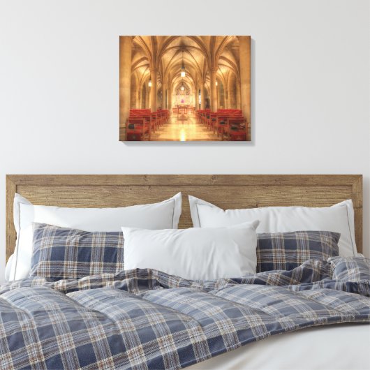 Washington National Cathedral Bethlehem Chapel Canvas Afdruk (Insitu (Slaapkamer))