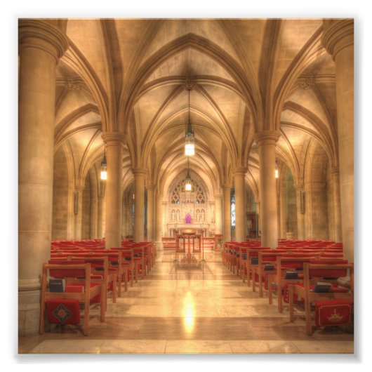 Washington National Cathedral Bethlehem Chapel Foto Afdruk (Voorkant)