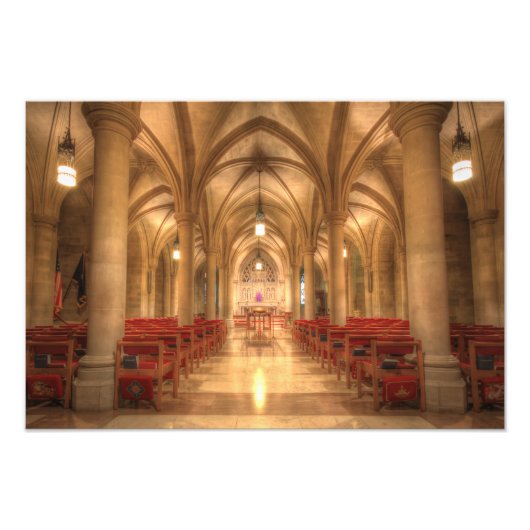 Washington National Cathedral Bethlehem Chapel Foto Afdruk (Voorkant)