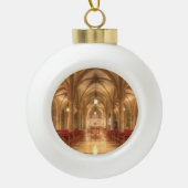 Washington National Cathedral Bethlehem Chapel Keramische Bal Ornament (Voorkant)