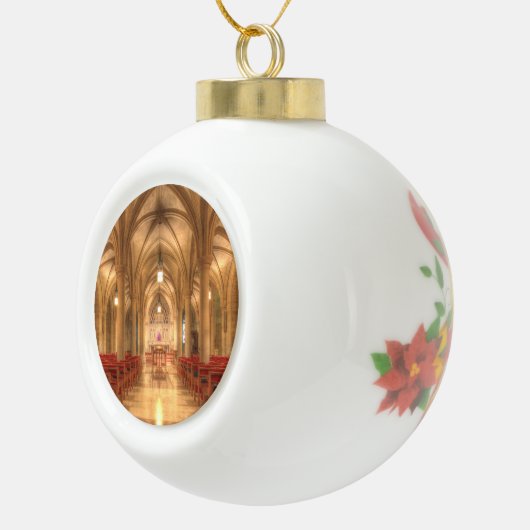 Washington National Cathedral Bethlehem Chapel Keramische Bal Ornament (Rechts)