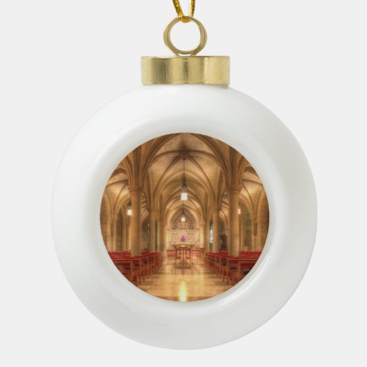 Washington National Cathedral Bethlehem Chapel Keramische Bal Ornament (Voorkant)