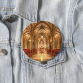 Washington National Cathedral Bethlehem Chapel Ronde Button 4,0 Cm (In situ)