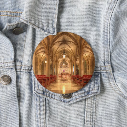 Washington National Cathedral Bethlehem Chapel Ronde Button 4,0 Cm (In situ)