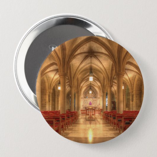 Washington National Cathedral Bethlehem Chapel Ronde Button 4,0 Cm (Voorkant /achterkant)