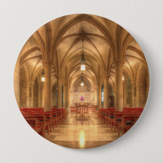 Washington National Cathedral Bethlehem Chapel Ronde Button 4,0 Cm (Voorkant)