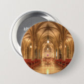 Washington National Cathedral Bethlehem Chapel Ronde Button 7,6 Cm (Voorkant /achterkant)