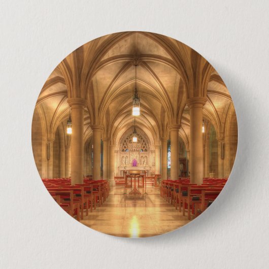 Washington National Cathedral Bethlehem Chapel Ronde Button 7,6 Cm (Voorkant)