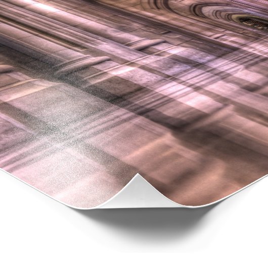 Washington National Cathedral Reflection Foto Afdruk (Hoek)