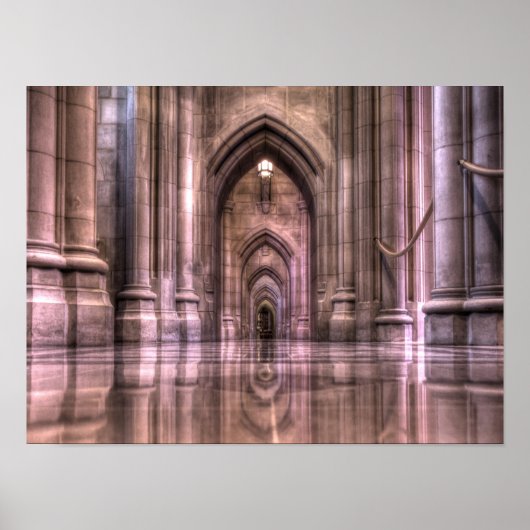 Washington National Cathedral Reflection Poster (Voorkant)