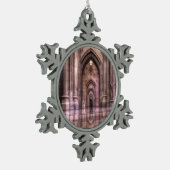 Washington National Cathedral Reflection Tin Sneeuwvlok Ornament (Links)