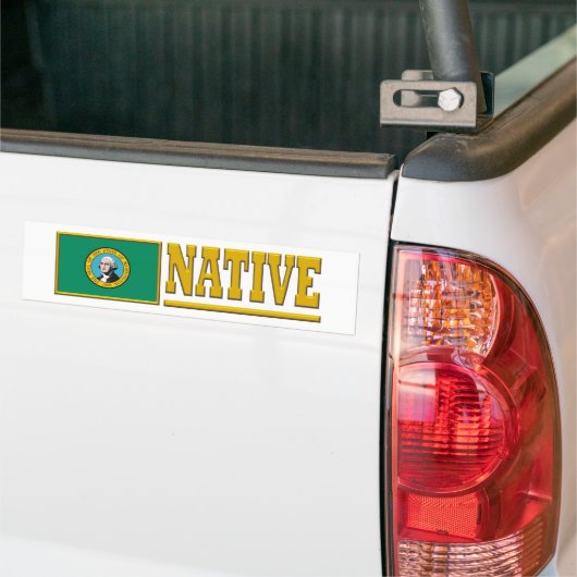 Washington Native Bumpersticker (Op Truck)