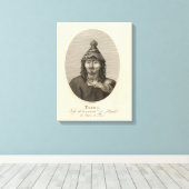 Washington, Neah Bay illustratie Uitzicht Canvas Afdruk (Insitu (Houten vloer))