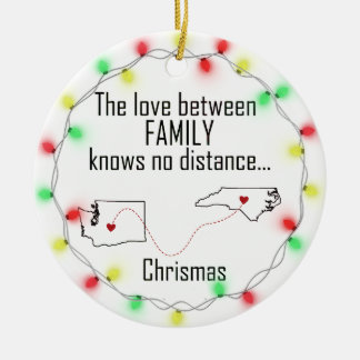 Washington North Carolina Family Ornament