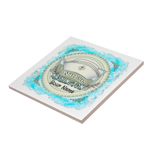 Washington Nurse Tegeltje (Zijkant)