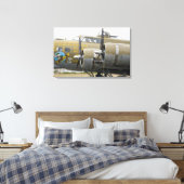 Washington, Olympia,  militaire luchtshow. 2 Canvas Afdruk (Insitu (Slaapkamer))