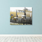 Washington, Olympia, militaire luchtshow. 2 Canvas Afdruk (Insitu (Houten vloer))