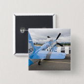 Washington, Olympia,  militaire luchtshow. 3 Vierkante Button 5,1 Cm (Voorkant /achterkant)