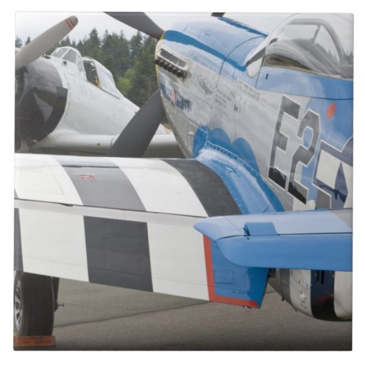 Washington, Olympia, militaire luchtshow. 4 Tegeltje (Voorkant)