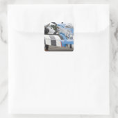 Washington, Olympia, militaire luchtshow. 4 Vierkante Sticker (Tas)