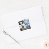 Washington, Olympia, militaire luchtshow. 4 Vierkante Sticker (Envelop)