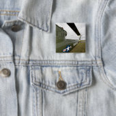 Washington, Olympia, militaire luchtshow. Vierkante Button 5,1 Cm (In situ)
