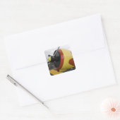 Washington, Olympia, militaire luchtshow. Vierkante Sticker (Envelop)