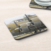 Washington, Olympia, militaire vliegshow. 2 Drankjes Onderzetter (Linkerzijde)