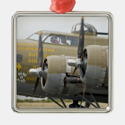 Washington, Olympia, militaire vliegshow. 2 Metalen Ornament (Voorkant)