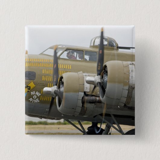 Washington, Olympia, militaire vliegshow. 2 Vierkante Button 5,1 Cm (Voorkant)