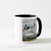 Washington, Olympia, militaire vliegshow. 6 Mok (Voorkant rechts)