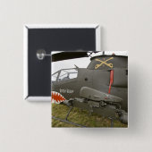 Washington, Olympia, militaire vliegshow. 8 Vierkante Button 5,1 Cm (Voorkant /achterkant)