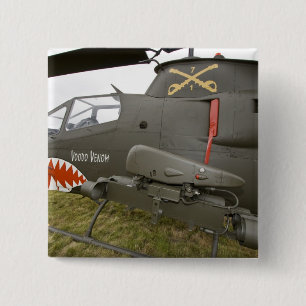 Washington, Olympia, militaire vliegshow. 8 Vierkante Button 5,1 Cm