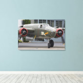 Washington, Olympia, militaire vliegshow. Canvas Afdruk (Insitu (Houten vloer))