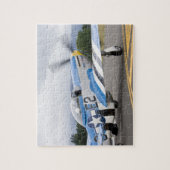 Washington, Olympia, militaire vliegshow. Legpuzzel (Verticaal)