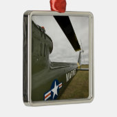 Washington, Olympia, militaire vliegshow. Metalen Ornament (Rechts)