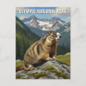 Washington Olympic National Park reizen Briefkaart (Voorkant)