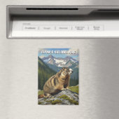 Washington Olympic National Park reizen Magneet (Insitu (Vaatwasser))