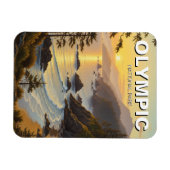 Washington olympic national park travel magneet (Horizontaal)