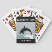 Washington Orca Whale Pokerkaarten (Achterkant)