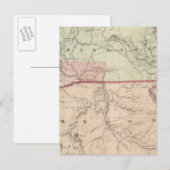 Washington, Oregon en Idaho en Montana Briefkaart (Voorkant / Achterkant)