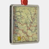 Washington, Oregon, Idaho Metalen Ornament (Rechts)
