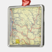 Washington, Oregon, Idaho Metalen Ornament (Links)